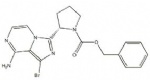 (2S)-2-(8-amino-1-bromoimidazo[1,5-a]pyrazin-3-yl)-1-Pyrrolidinecarboxylic acid phenylmethyl ester;Cas No.:1420478-88-1